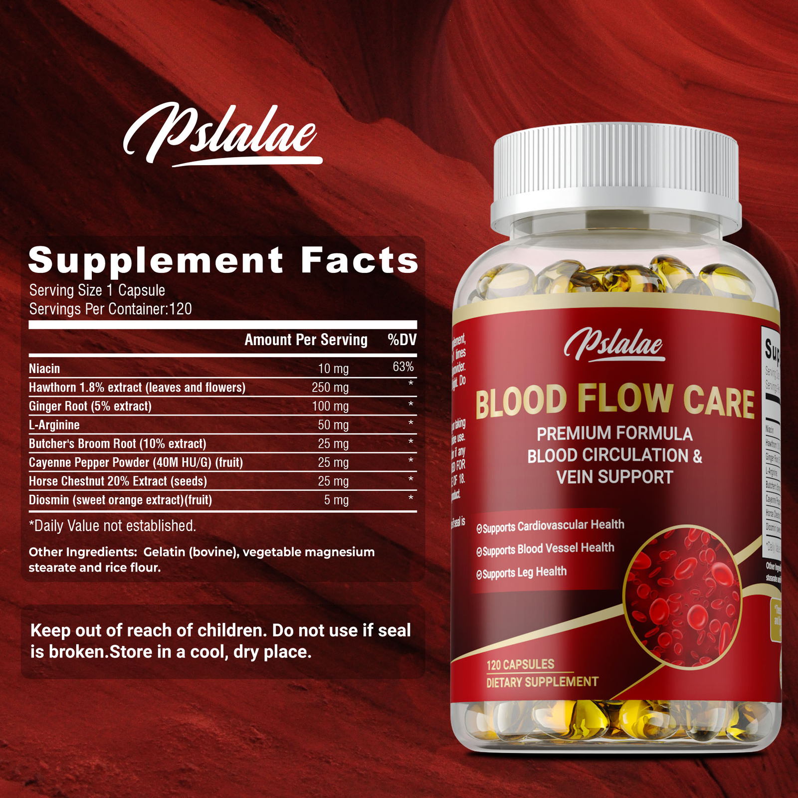 Blood Flow Care – Hawthorn – Promotes Blood Circulation and Healthy Leg Veins