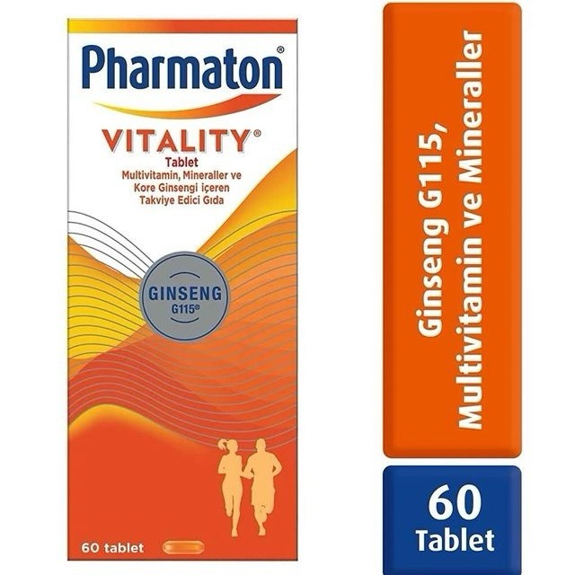 Pharmaton Vitality Multivitamins & Minerals 60 Caplets EXP-05/2026