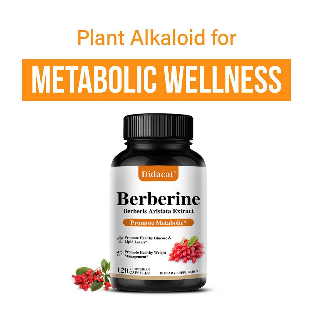 Berberine Hcl – Heart Health And Blood Sugar Balance – Plant-Based Antioxidant