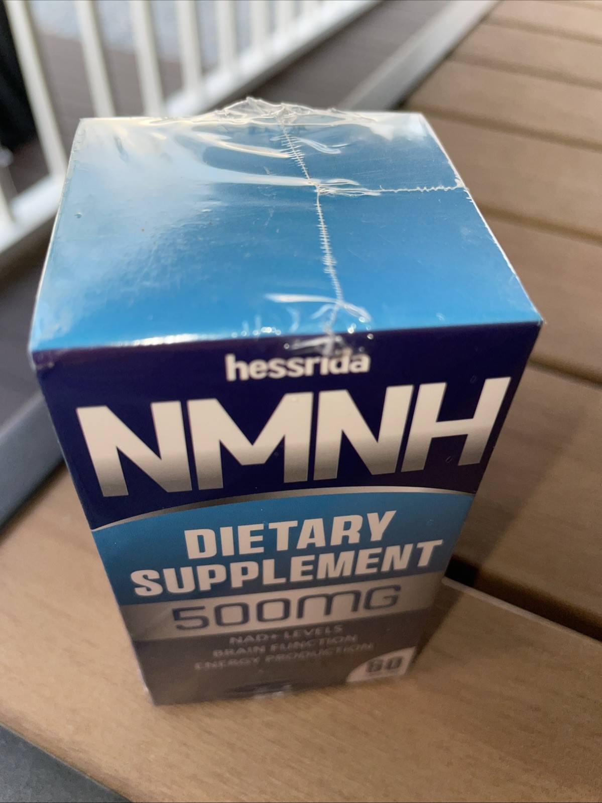 NAD+ Levels Brain Function Energy Production 500mg-60 capsules Exp 03/2027