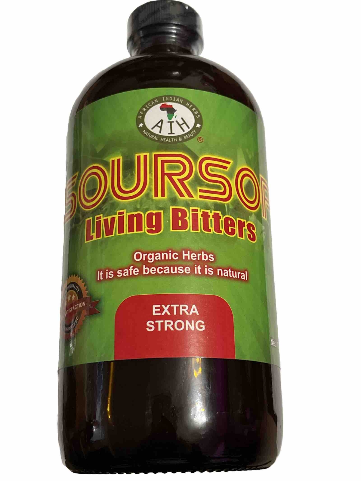 All New AIH Soursop Living Bitters – 16 oz. Extra Strong and Organic