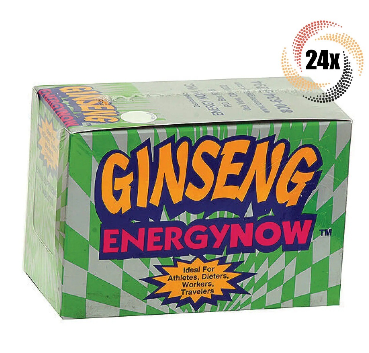Ginseng SEALED Box 24x Packs Energy Now Weight Loss Herbal Supplements 3 Tabs