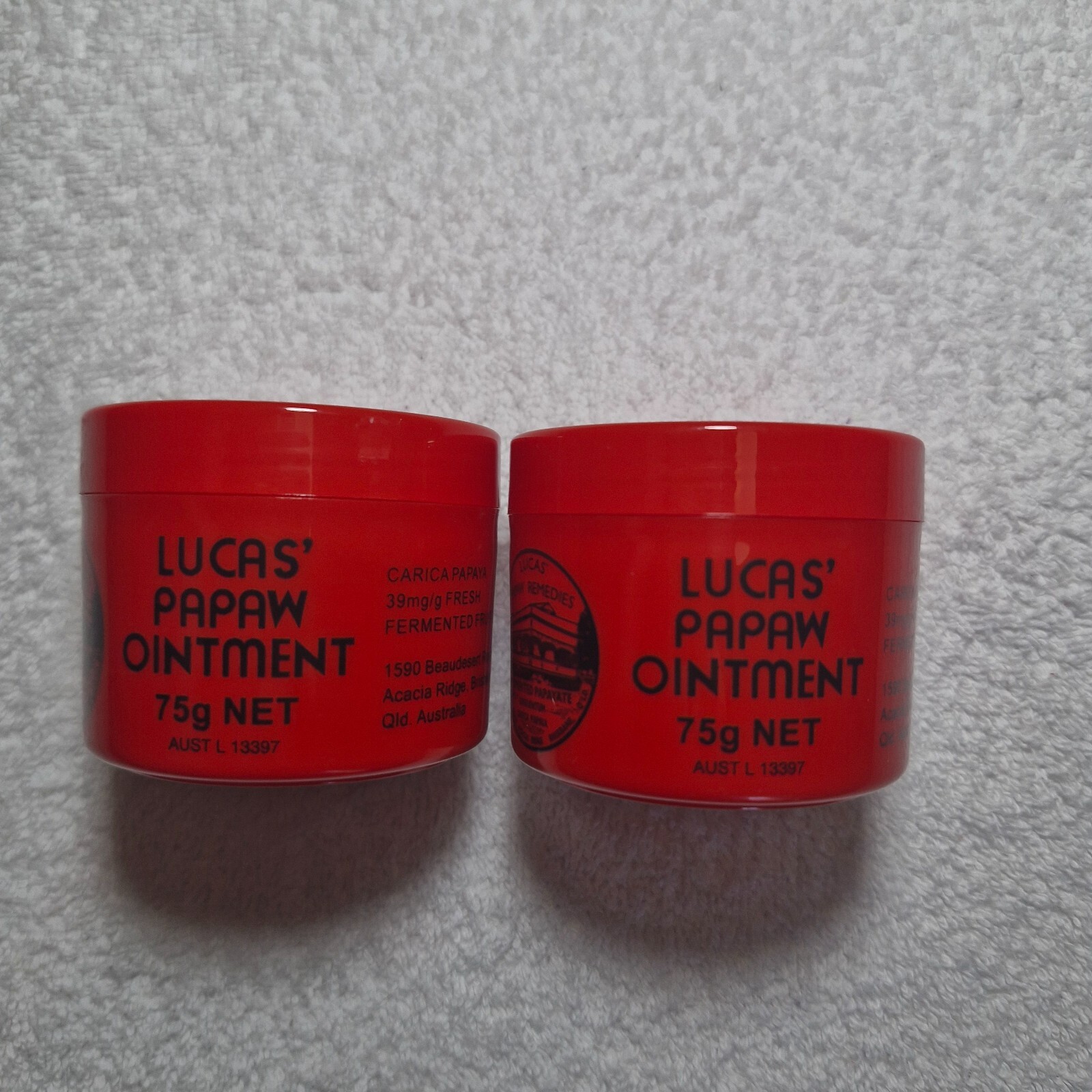 Lucas’ Papaw Ointment 75g 2 Pack Cream Papaya Lip Balm US Seller FREE SHIPPING