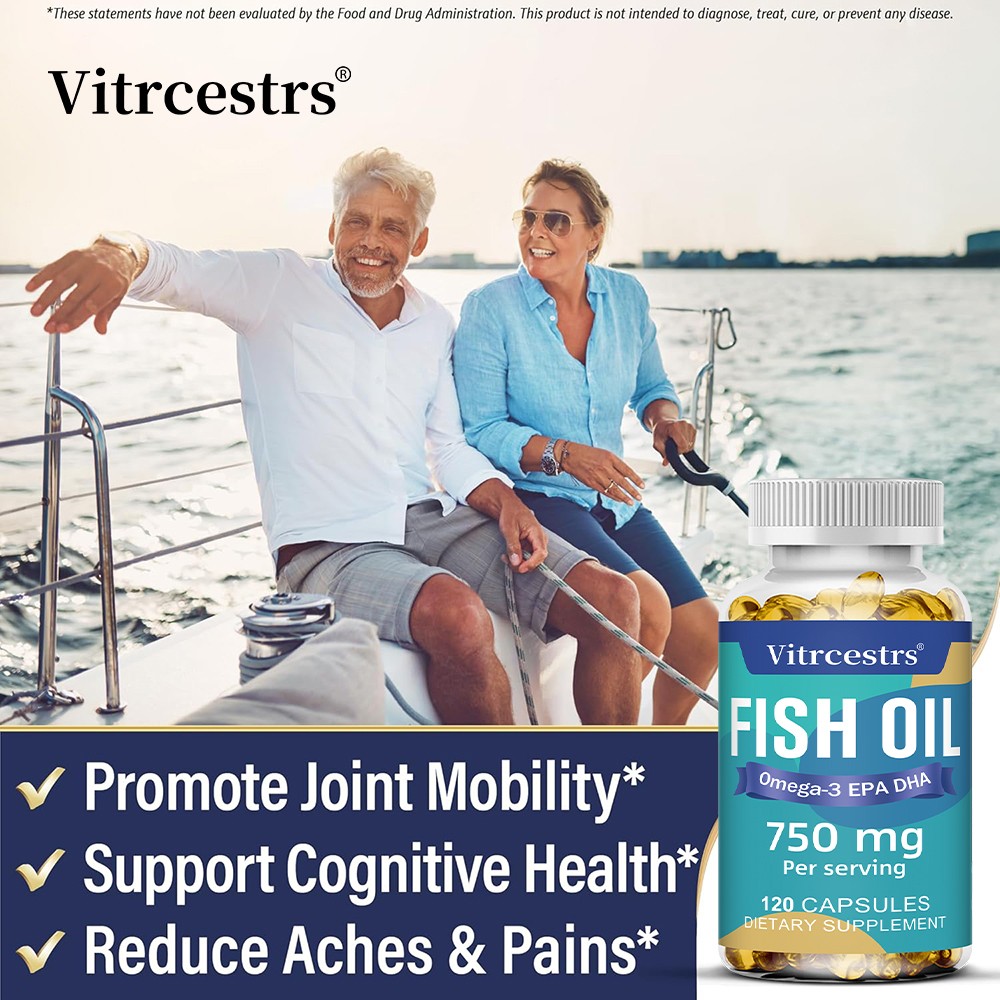 Fish Oil Supplement Fast Absorption Promote Joint Mobility,Reduce Aches & Pains