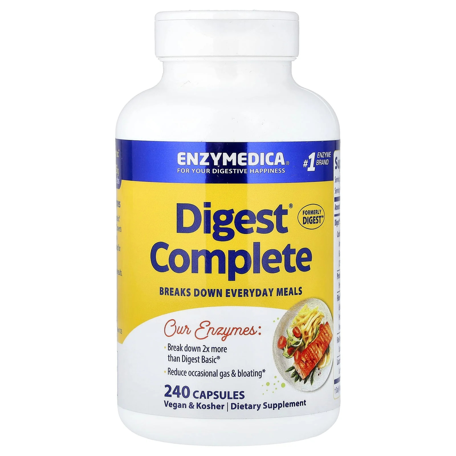 2 X Enzymedica, Digest� Complete, 240 Capsules