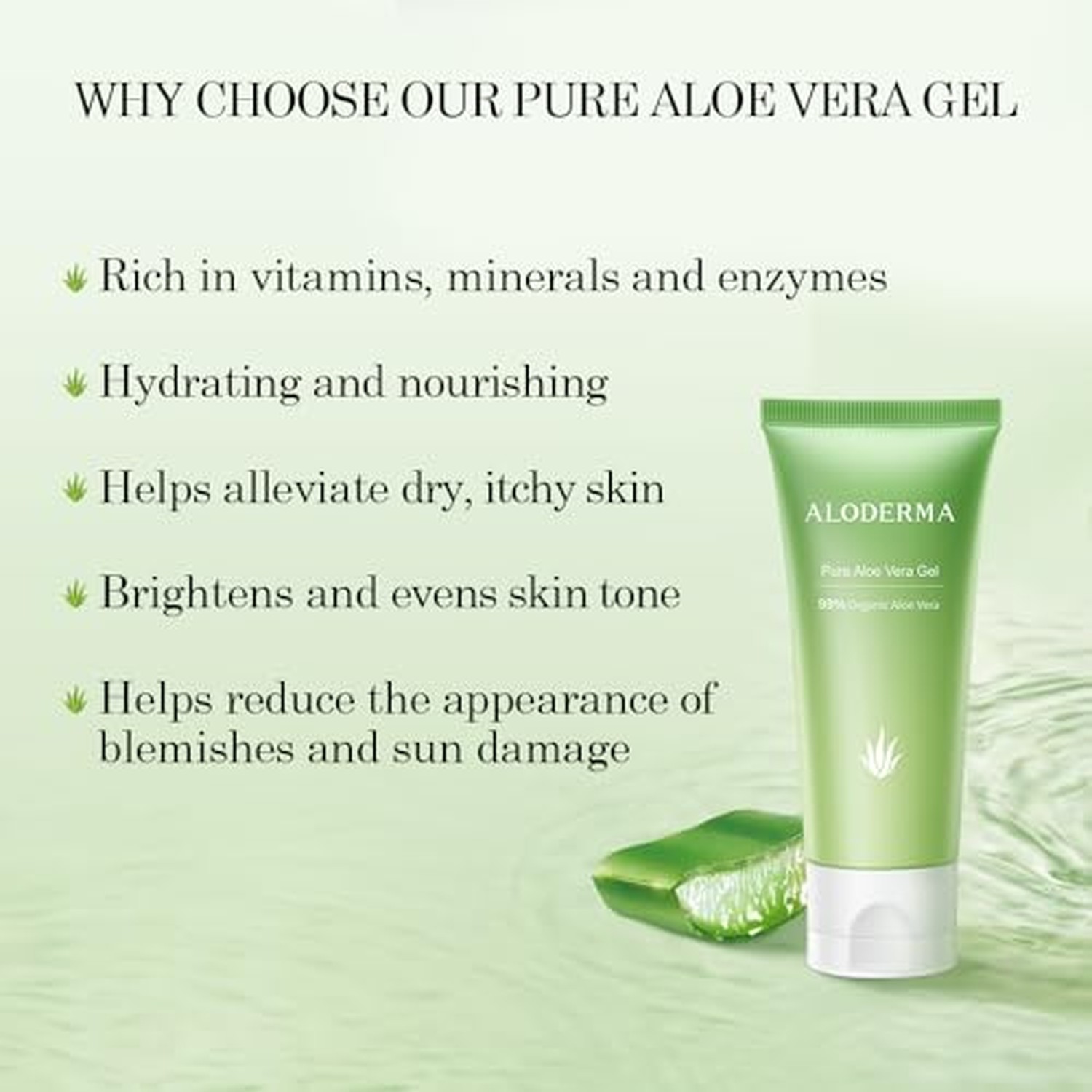 Aloderma Signature Aloe Vitality Hydrating Set – 6 Pieces – Gel, 2pcs x Clean…