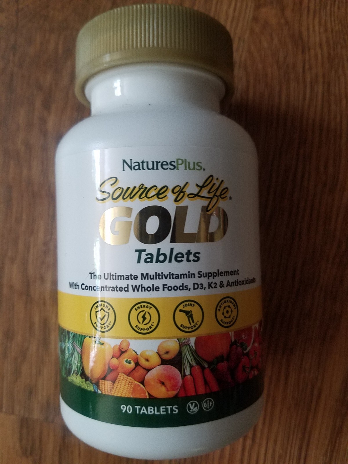 Nature’s Plus Source of Life GOLD Multivitamin Mineral 90 Tablets Exp. 4/29