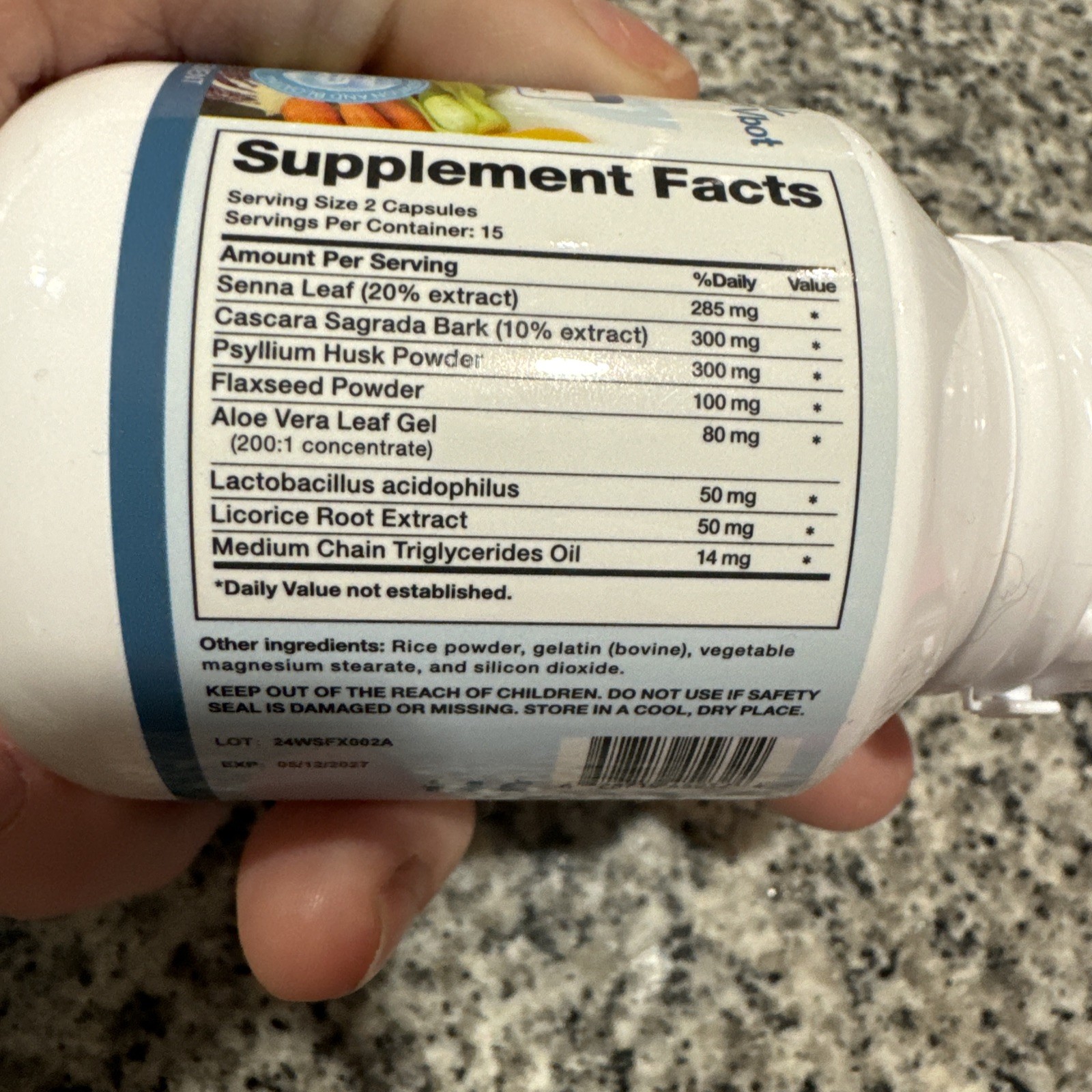 7 Day Cleanse 30 Capsules Purifies Body, Helps Eliminate Toxins
