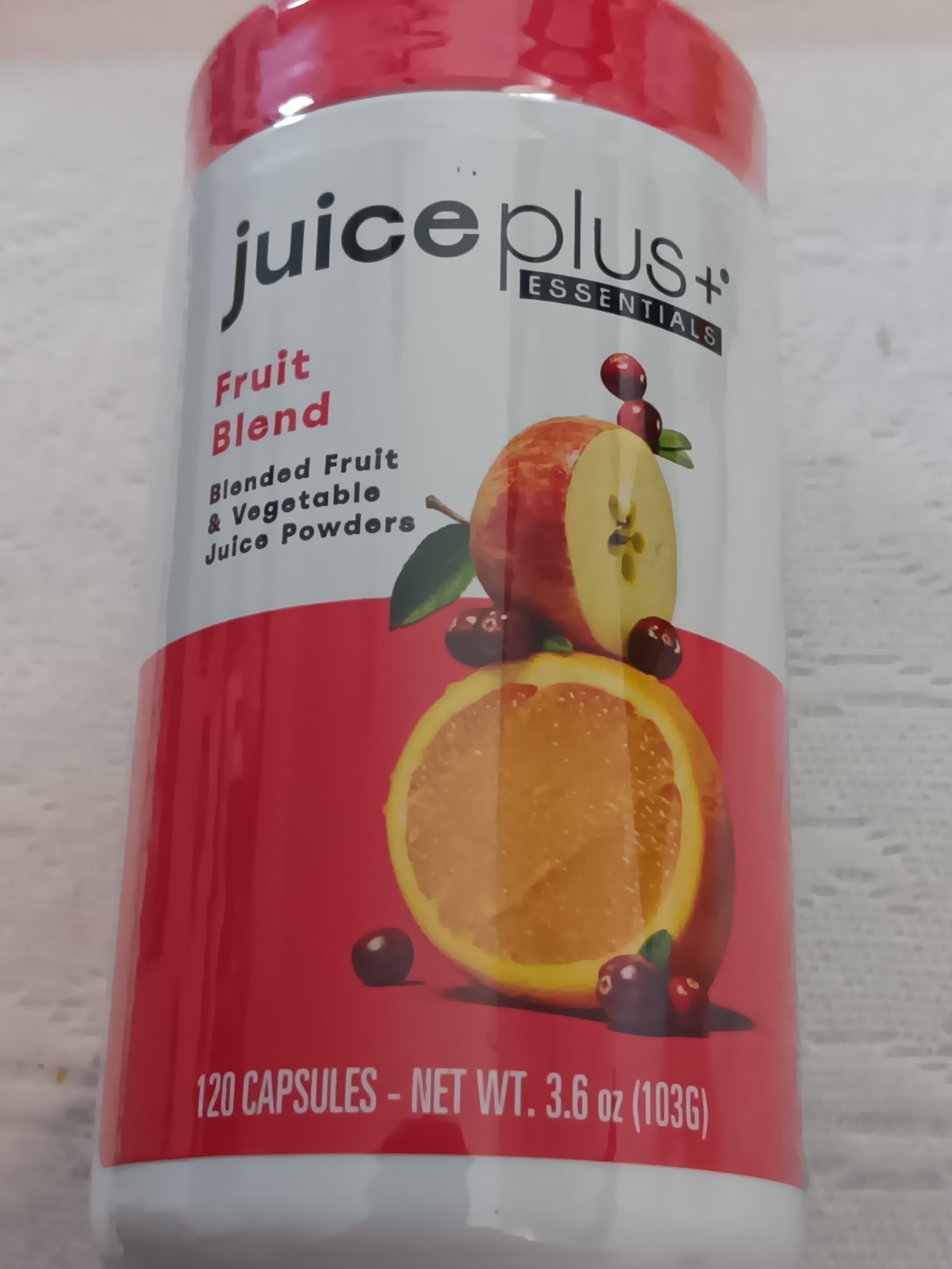 JUICE PLUS+ ESSENTIALS FRUIT BLEND JUICE POWDERS 120 CAPSULES EXP 01/2027 NIB