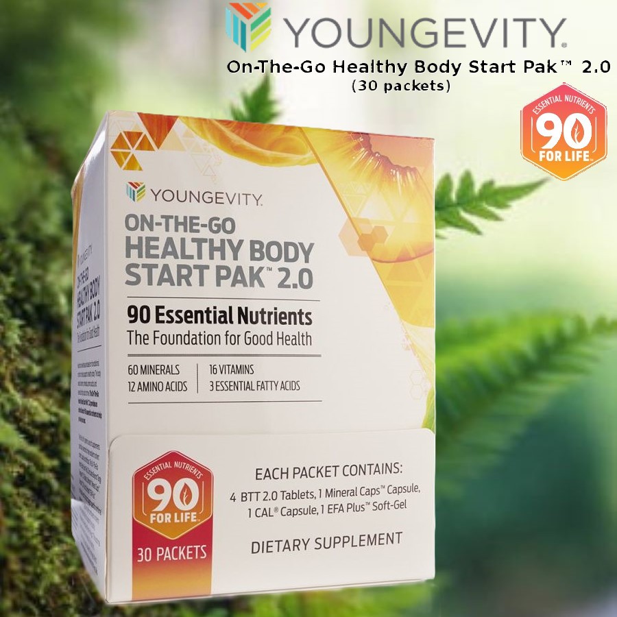 Youngevity Dr. Wallach On-The-Go Healthy Body Start Pak™ 2.0 (30 packets)