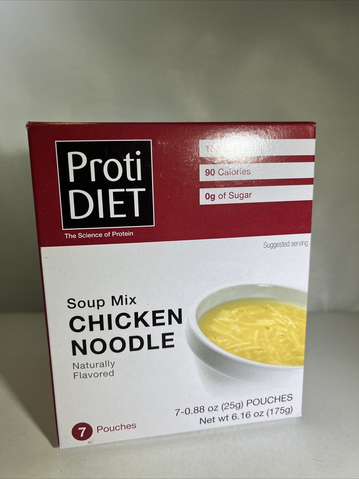 Proti Diet Chicken Noodle Soup Mix Meal Replacement seven pack