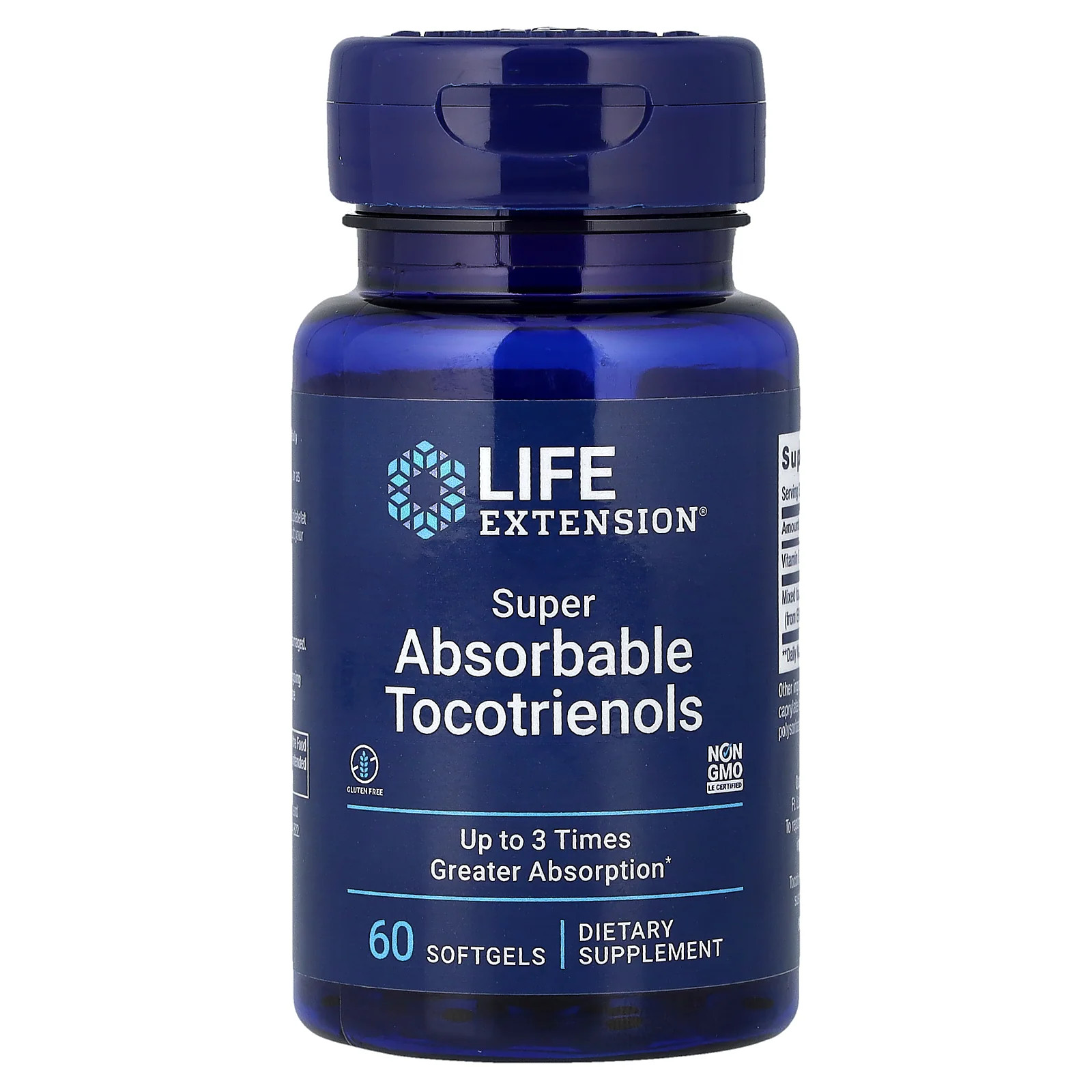 2 X Life Extension, Super Absorbable Tocotrienols, 60 Softgels