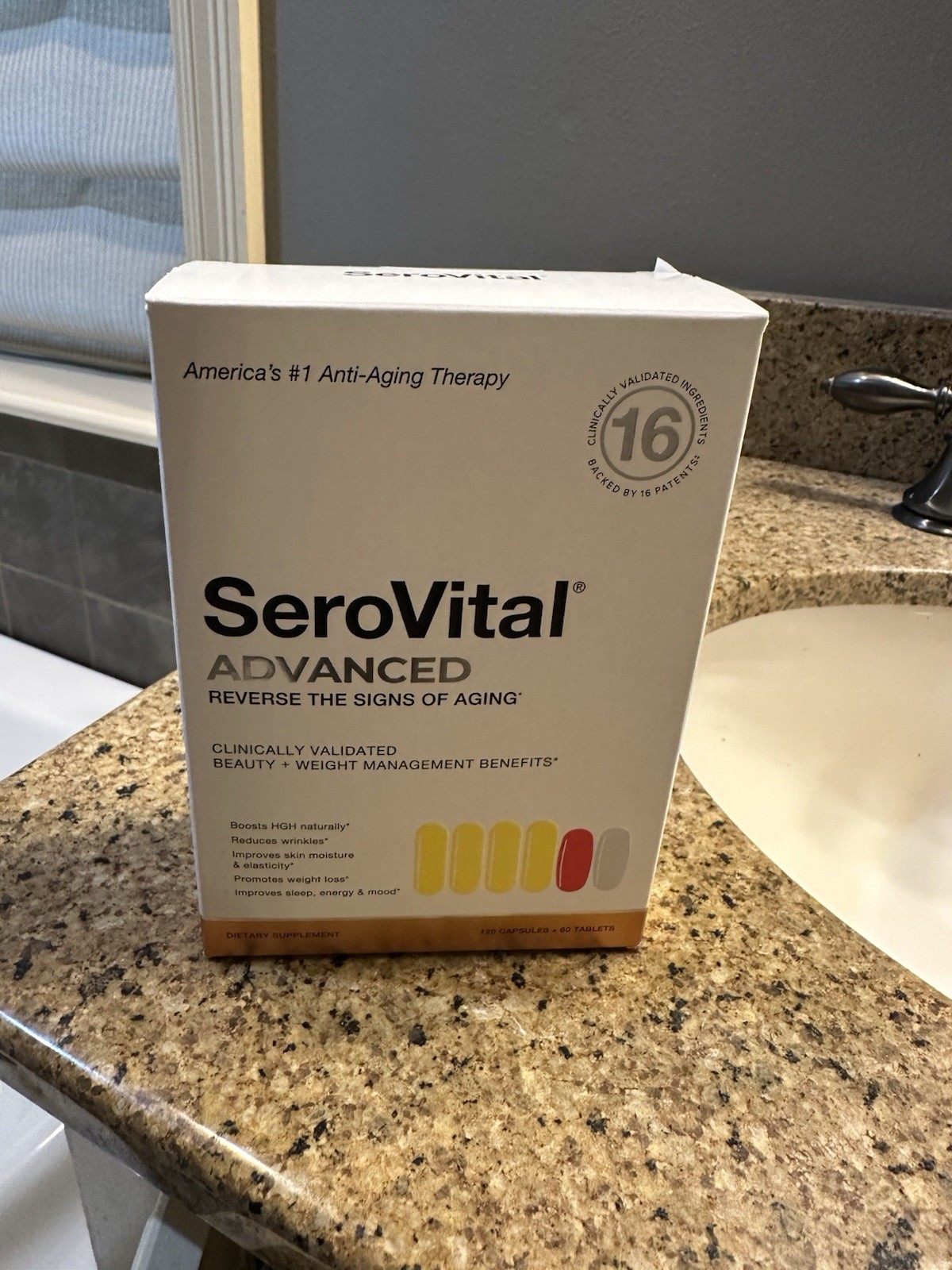 SeroVital Advanced Dietary Supplement 120 Capsules + 60 Tablets