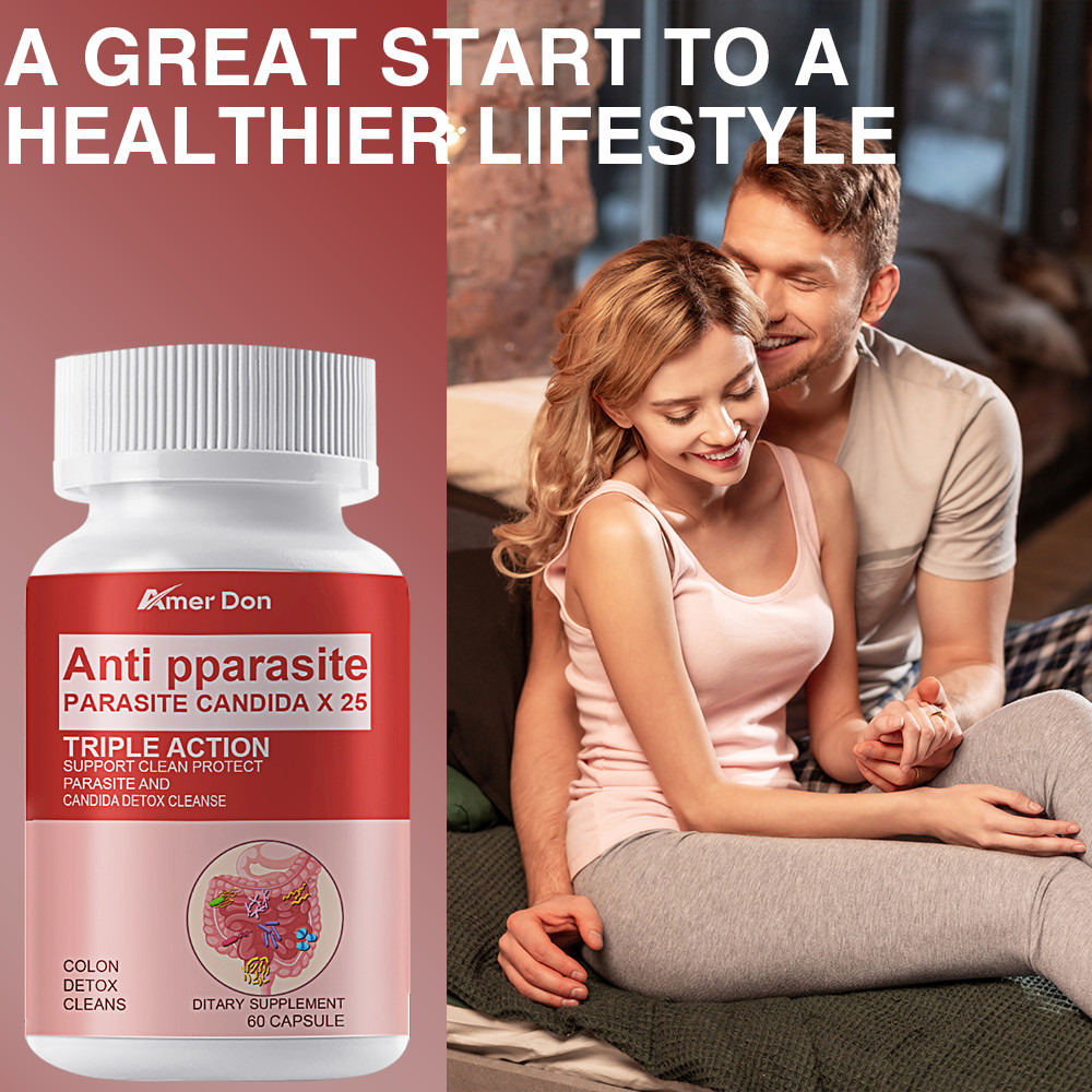 Remove Parasite ANTI PARASITE & CANDIDA DETOX Body Cleanse ULTRA FLASH COLON 60