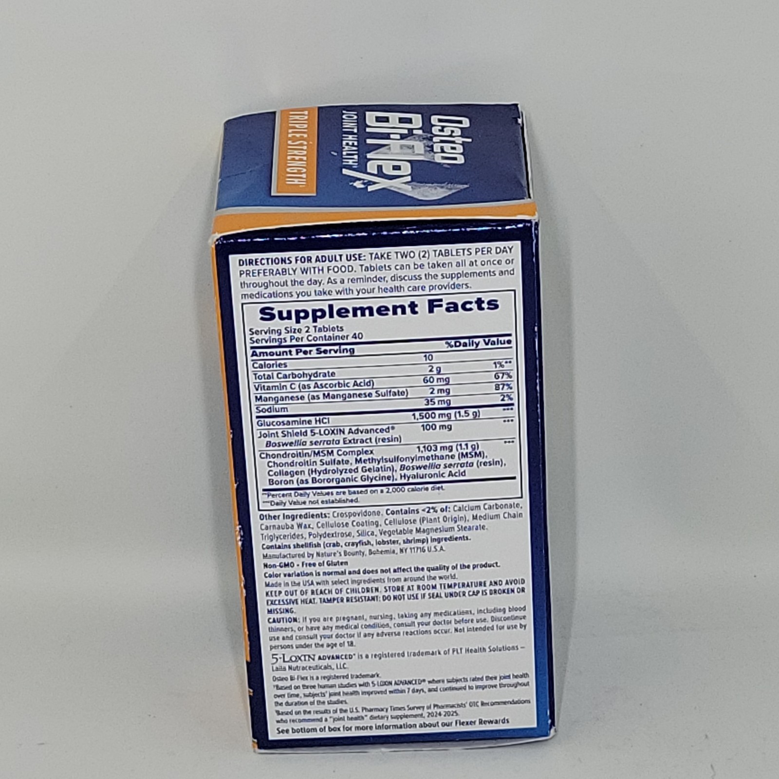 Osteo BiFlex Triple Strength Joint Health All-in-One 40 Rabs Exp June 2027