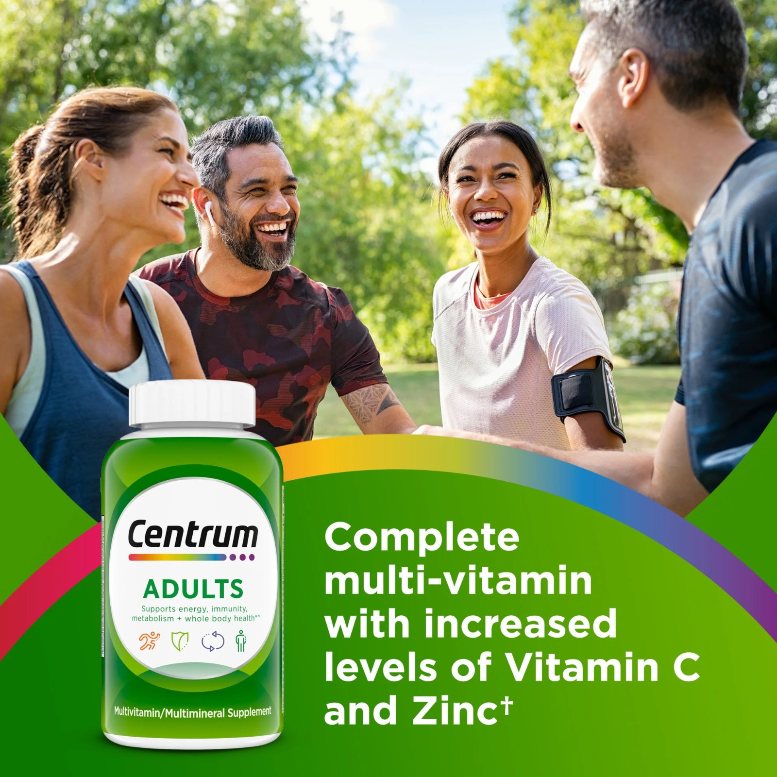 Centrum Adult Multivitamin/Multimineral Supplement with 200 Count (Pack of 1)