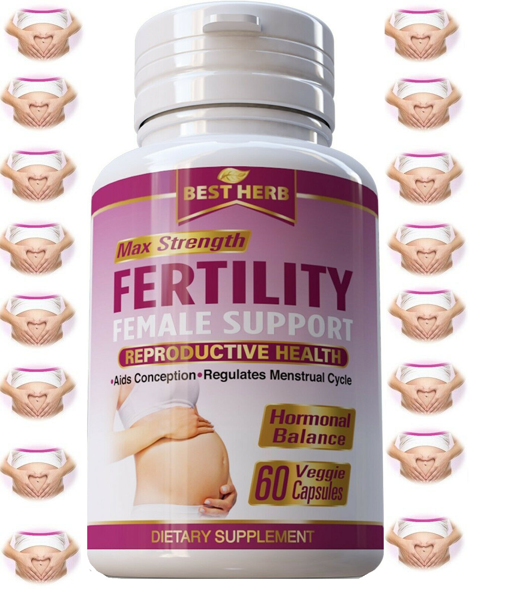 Fertility Blend Pills Aid Women Pregnant Ovulation SUPPLEMENTS 60 PILLS