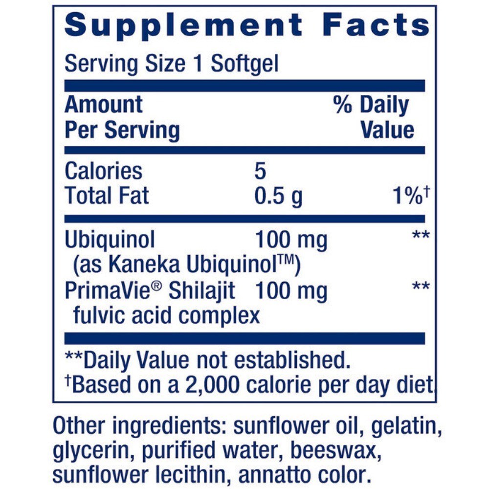 Life Extension Super Ubiquinol CoQ10 100mg, Mitochondrial Support,120 Softgels