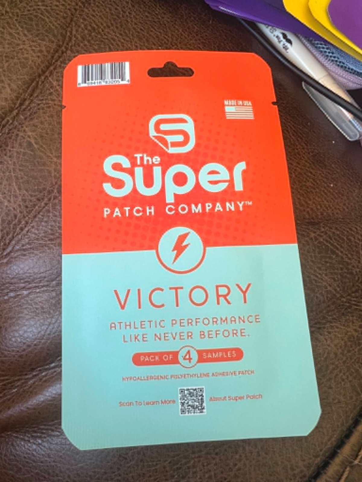 VICTORY SUPERPATCH Athletic Performance (4) Day Trial Sealed 4 super patches