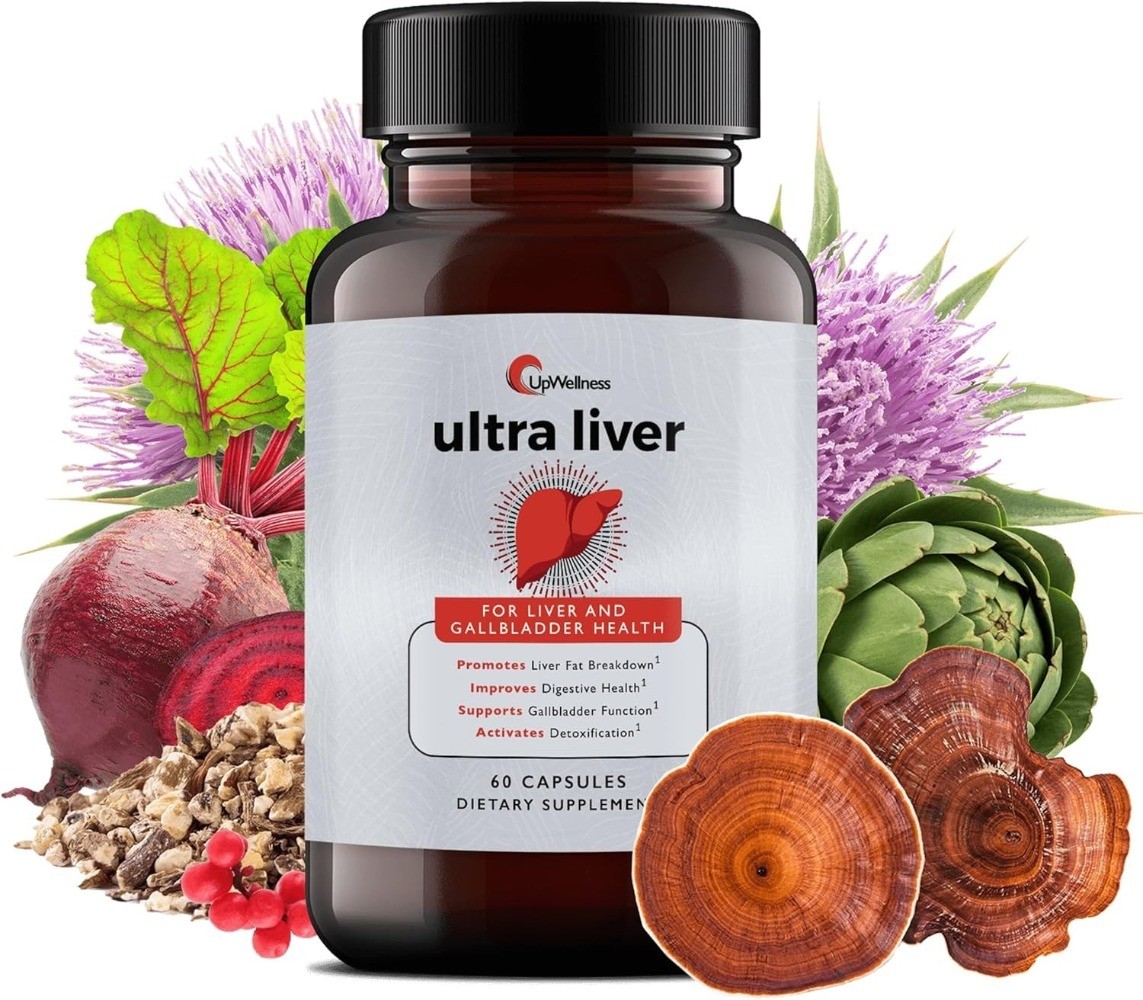 UpWellness liver supplements provide liver health and bladder support .-