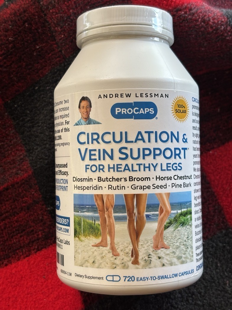 Andrew Lessman Circulation & Vein Support 720 Capsules Exp. 11`/30/2028