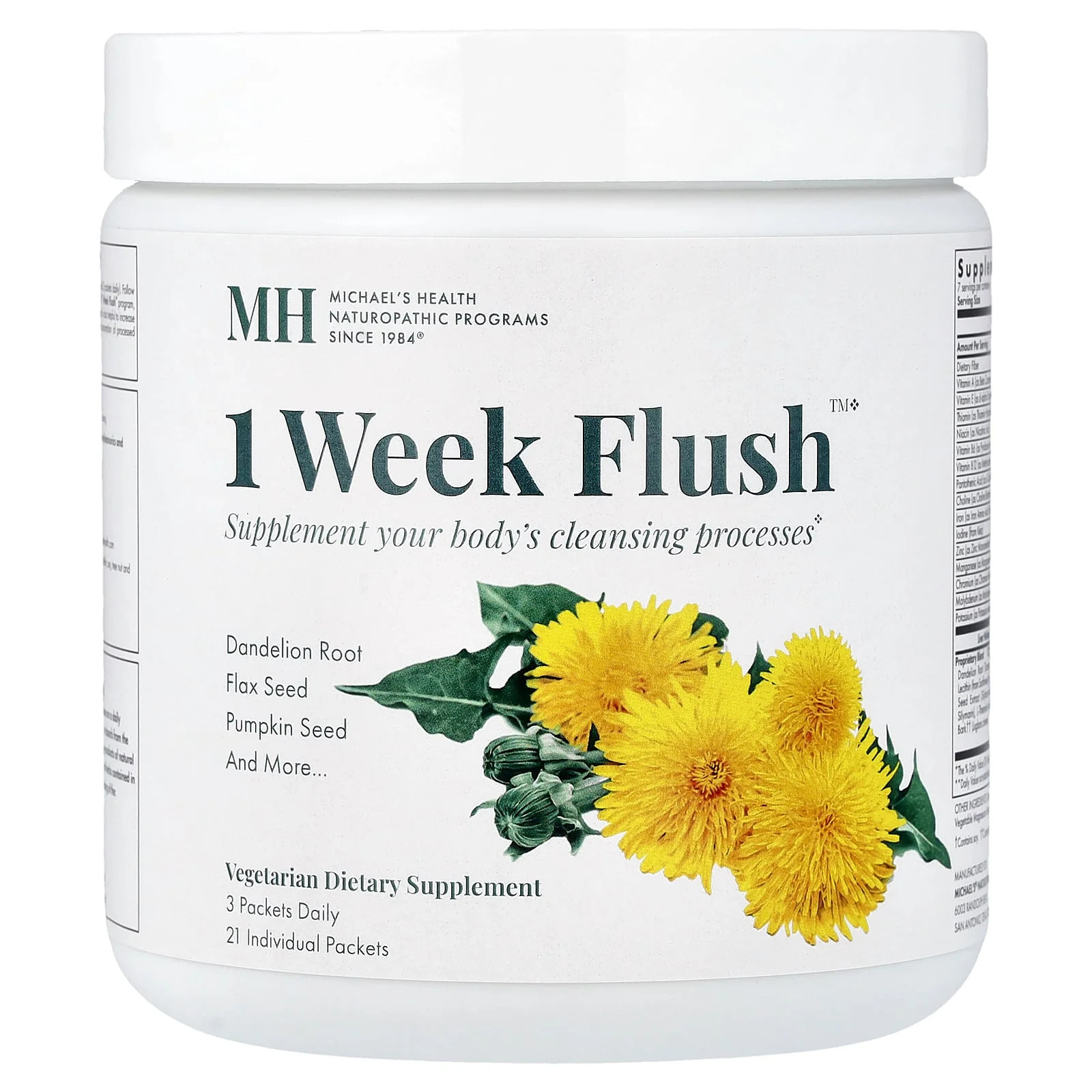 2 X Michael’s Health, 1 Week Flush�, 21 Individual Packets