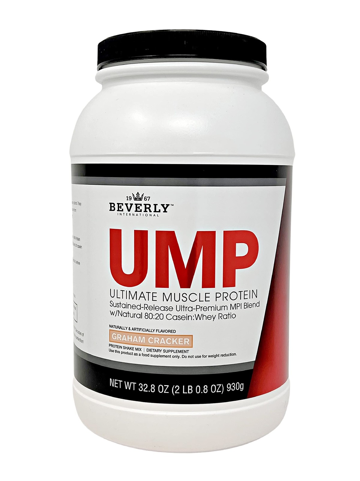 Beverly International UMP Protein Powder, Graham Cracker. Unique WheyCasein R…