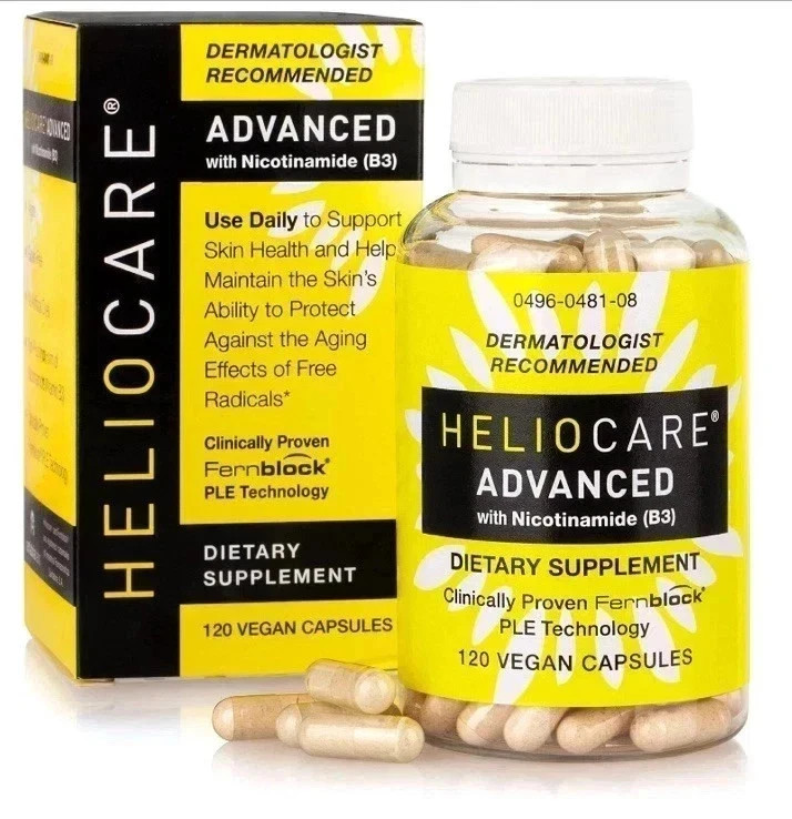 Advanced B3 Nicotinamide Heliocare Skin Health 120 Capsules Exp: 07/2027 NEW