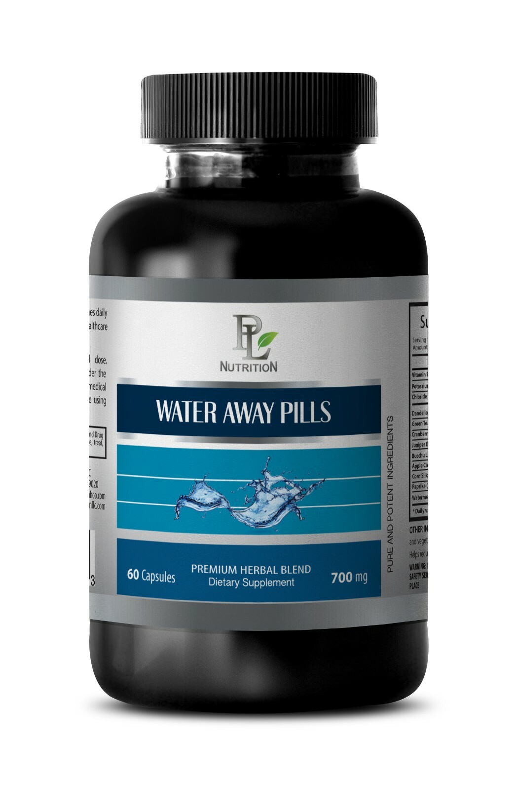 Dandelion Root Extract – Water Away Pills 700mg – Natural 1 Bottle 60 Capsules