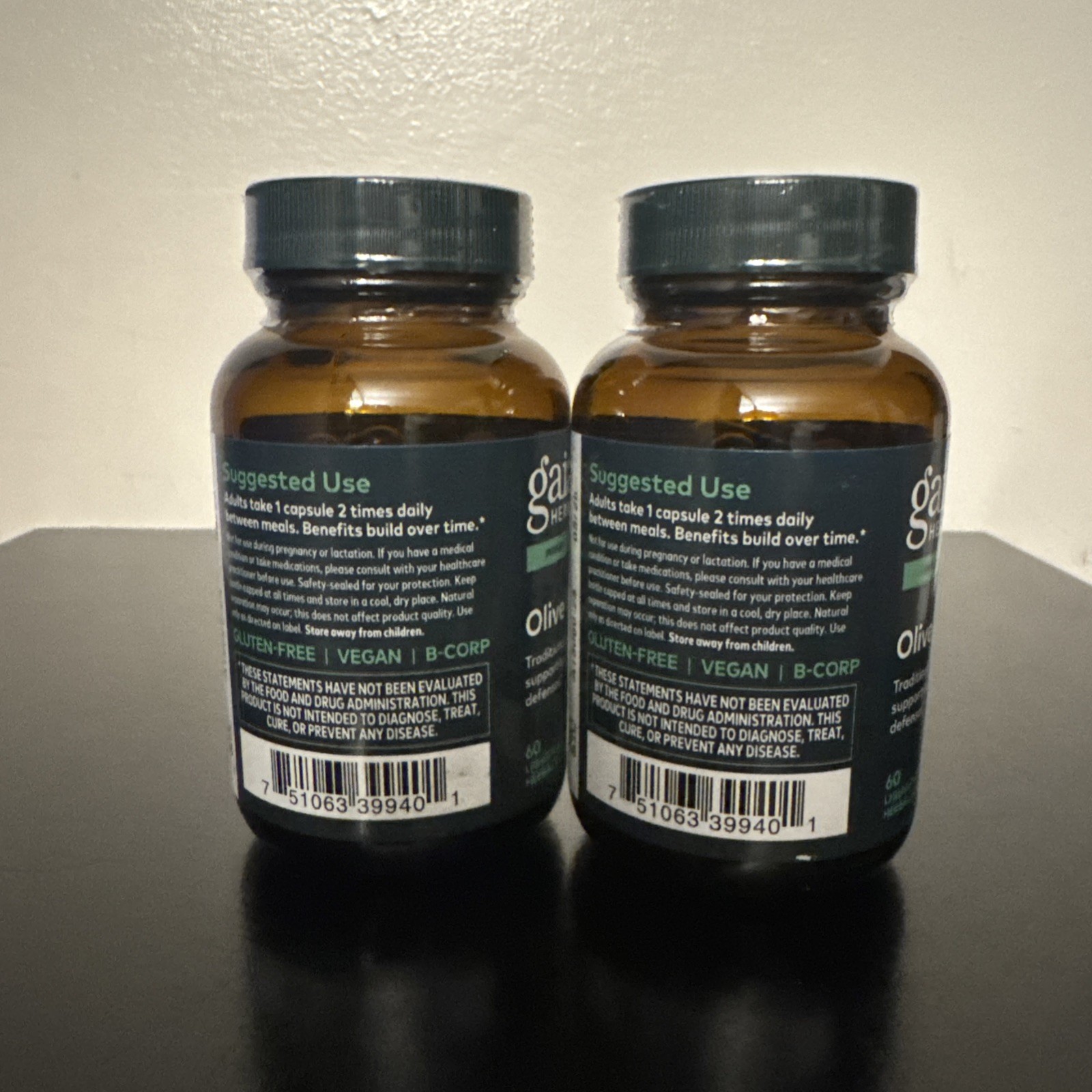 Gaia Herbs~ Olive Leaf~ Immune Defense~ 120 Liquid Phyto Capsules