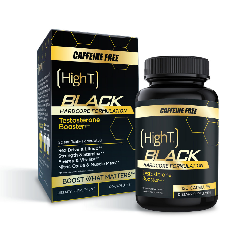 High T Black Caffeine Free – Testosterone Booster- 120 Capsules