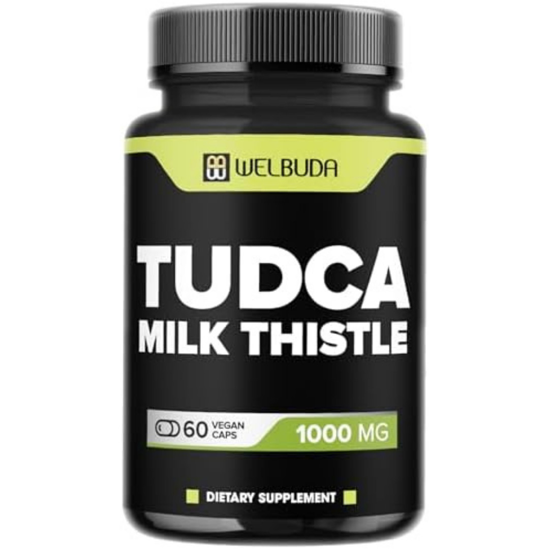 1000Mg Tudca Supplement with Milk Thistle Extract – 60 Vegan Capsules – Support