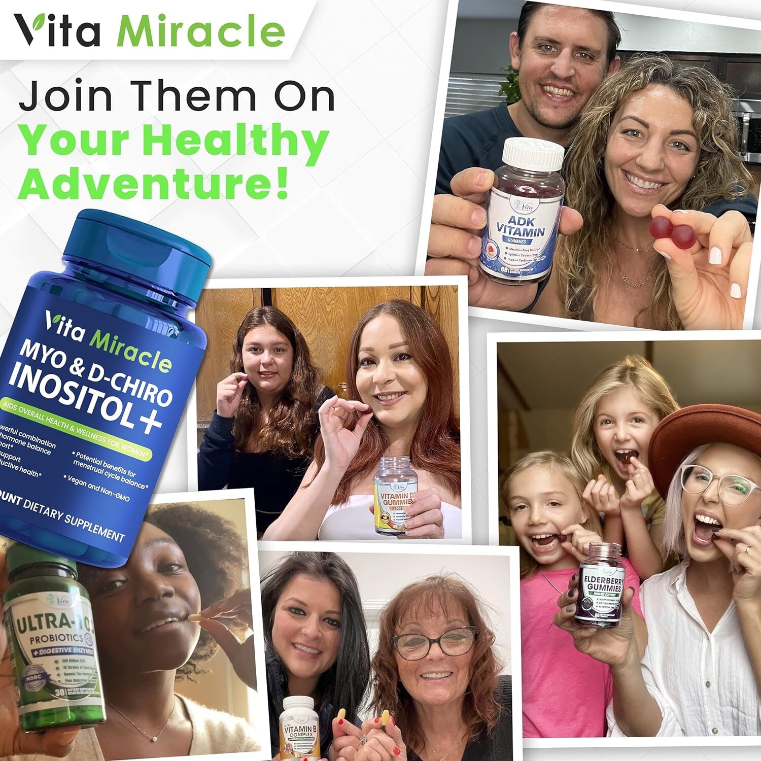 Inositol Supplement Myo-Inositol & D-Chiro Inositol Capsules 2000mg 40:1 Ratio