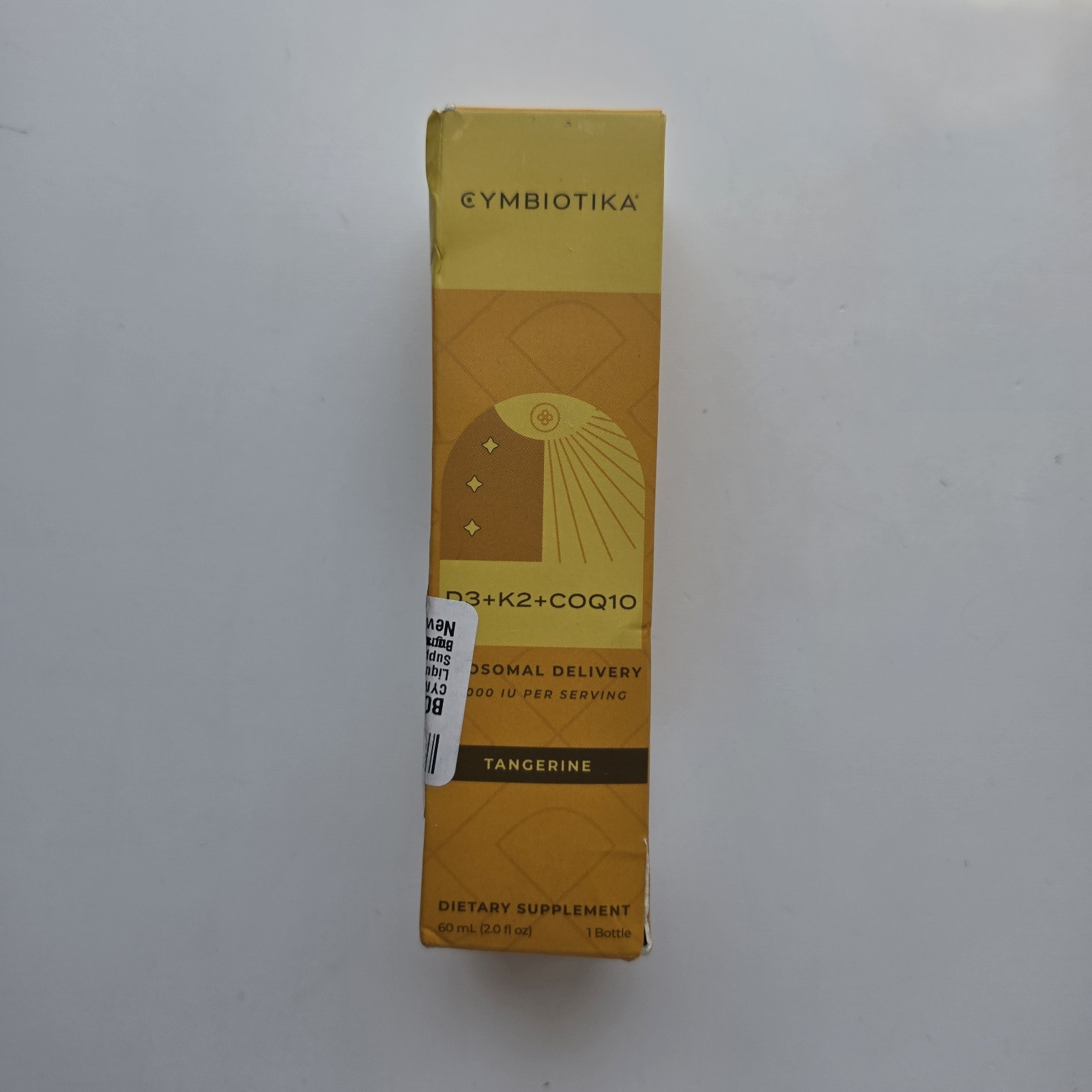 CYMBIOTIKA – D3+K2+CoQ10 Liquid – Tangerine Flavor – 60 ml/2.0 fl oz