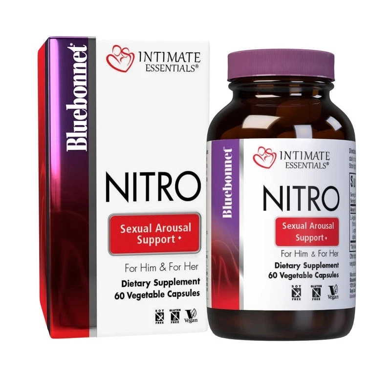 Essentials Nitro 60 Vegetable Capsules, Energy Support