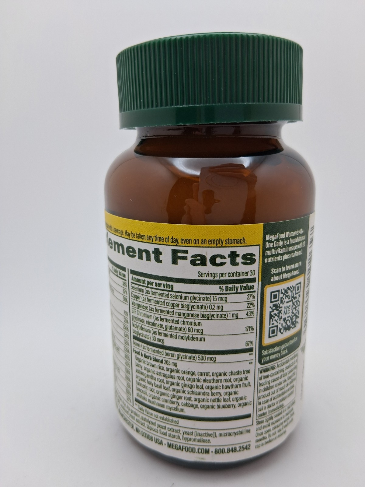 MegaFood Women’s 40+ One Daily Multivitamin 30 Tablets Expires 10/2027 Sealed