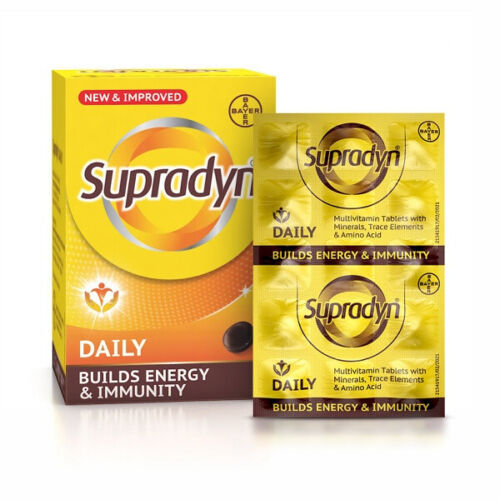 Supradyn Daily Multivitamin Tablet with Minerals For Men & Women – 90 Tablets