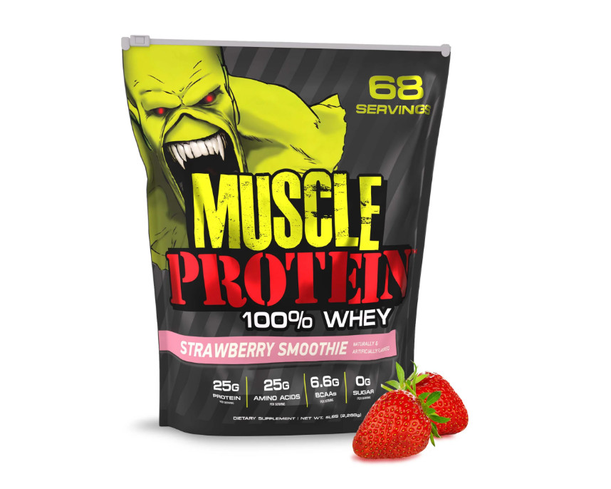 Colossal Labs Whey Protein Strawberry 5lb 25g Protein 6.6g BCAAs