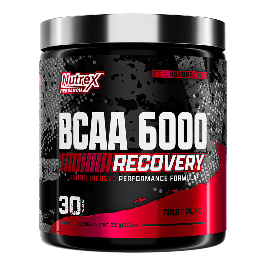 Nutrex BCAA 6000 Recovery Endurance Amino Acid Leucine Valine Isoleucine 30 Svgs