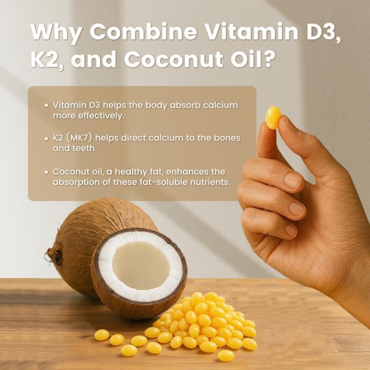 NEW VEV Vitamin D3 K2 10000 IU, 300 Coconut Oil Softgels, 2-in-1 D&K Supplement