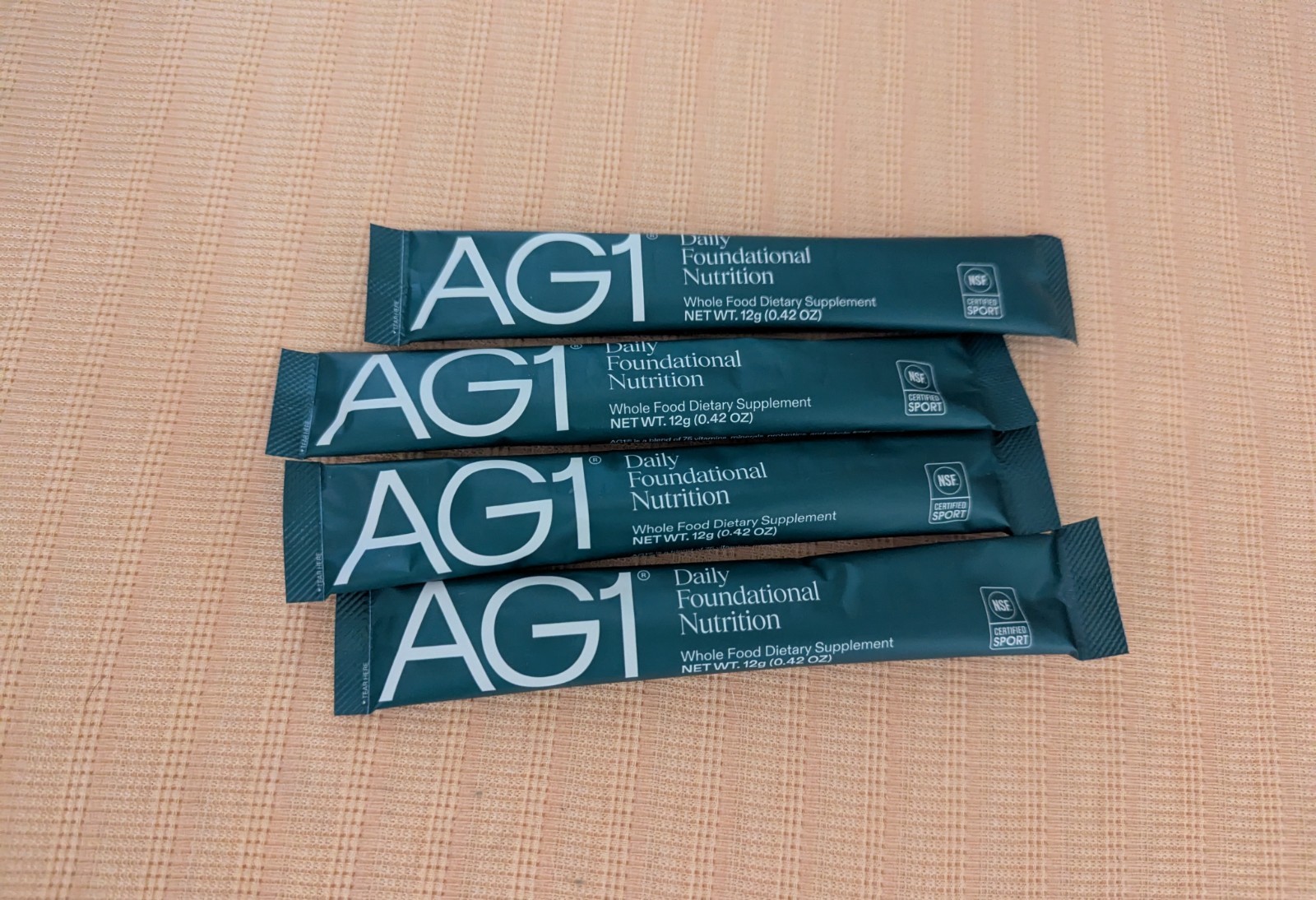 AG1 Daily Foundational Nutrition Green Superfood Powder Stick Pack 12g 0.42oz