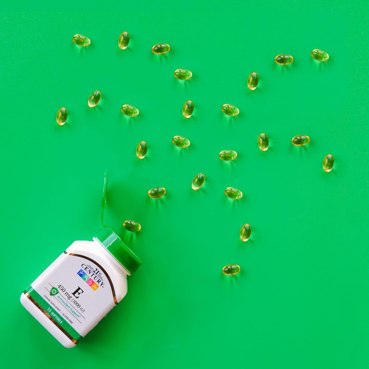 E 1000 IU Vitamin E Softgels – Heart & Immune Support (55 Count)