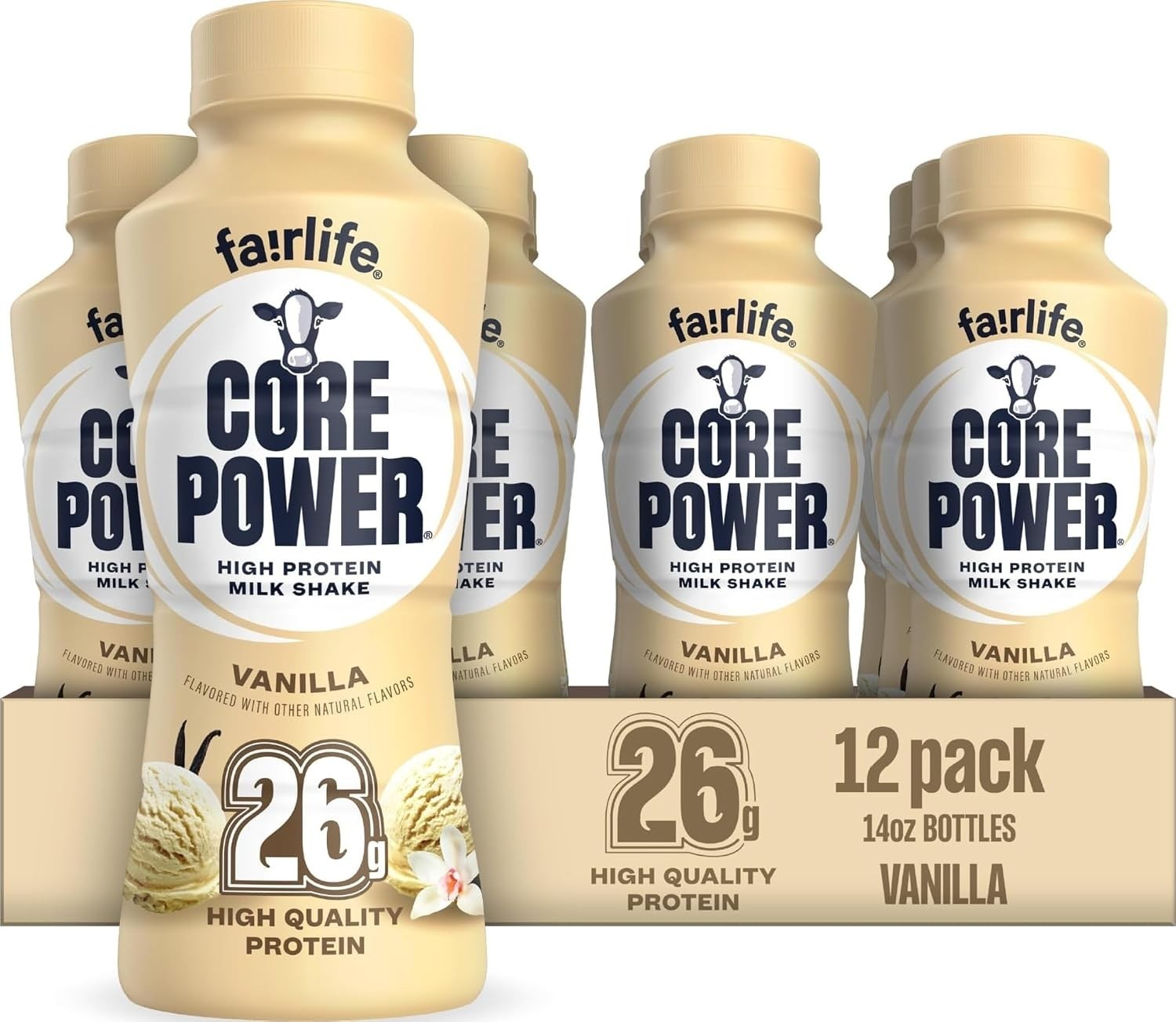 Fairlife 14fl.oz. Core Power Protein Milk Shake – Vanilla