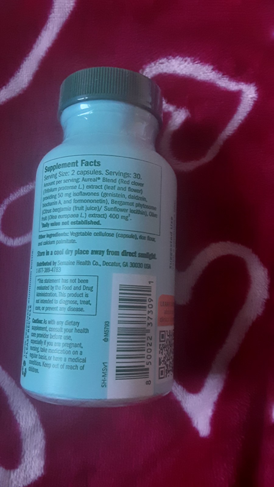 Semaine Menopause Hormone Support 60 Capsules EXP. 07/2027