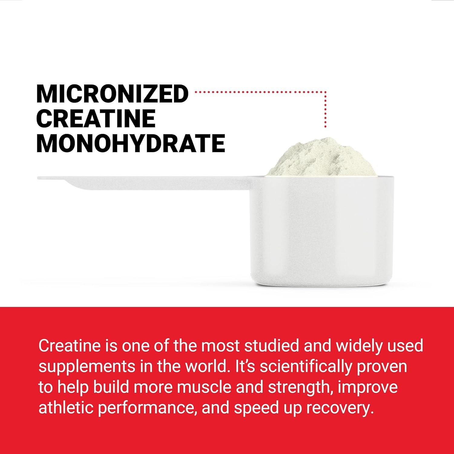 Force Factor Creatine Monohydrate Powder, 5 grams per serving, 60 Servings