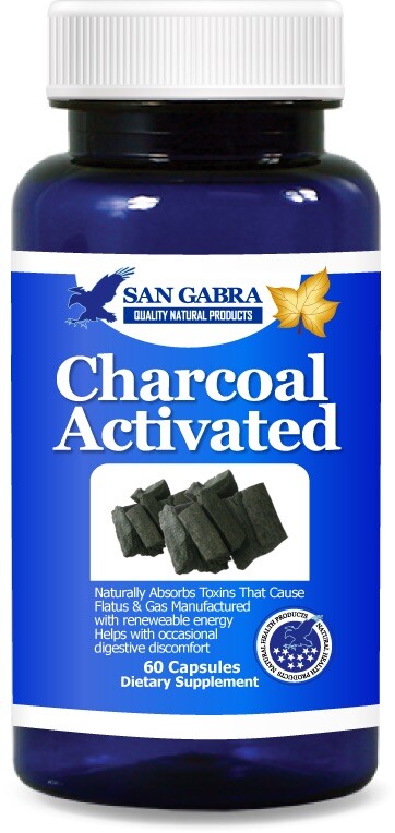 Charcoal Activated, Helps with Occasional Digestive Discomfort, Cleanses Body