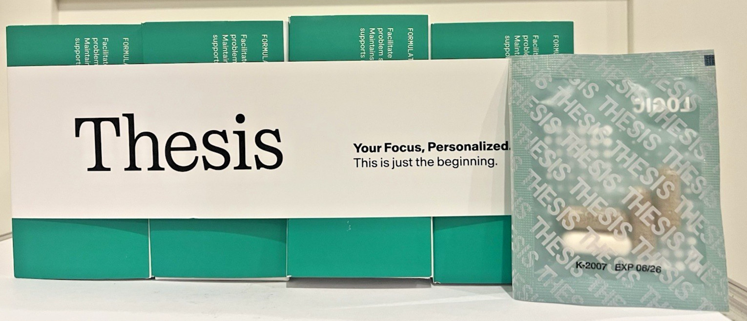Thesis LOGIC Nootropic Supplement 4 boxes – 6 packets per box – $159+ Value