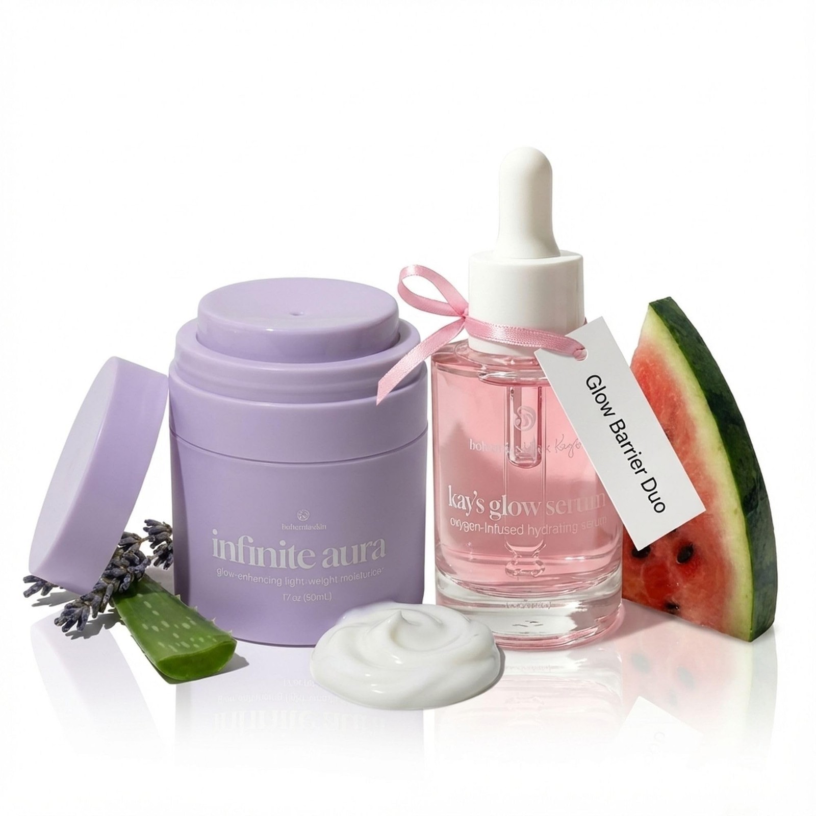 Bohemia Skin Glow Serum & Infinite Aura Moisturizer Bundle – THD Vitamin C Fa…