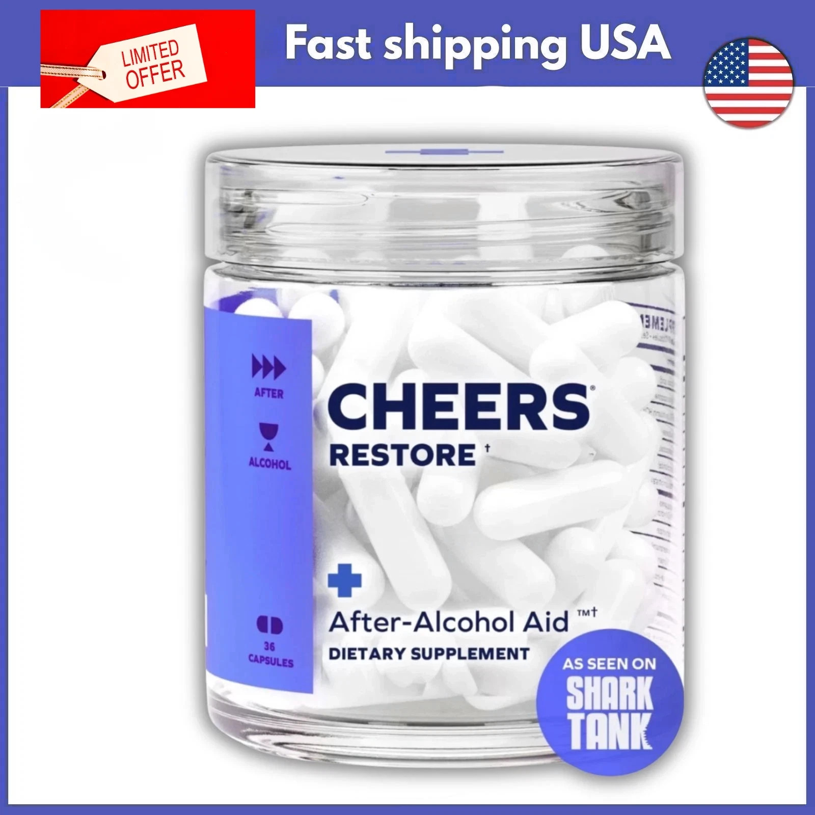 Cheers Restore | Supplement with DHM + L-Cysteine | Feel enhanced after Drink…
