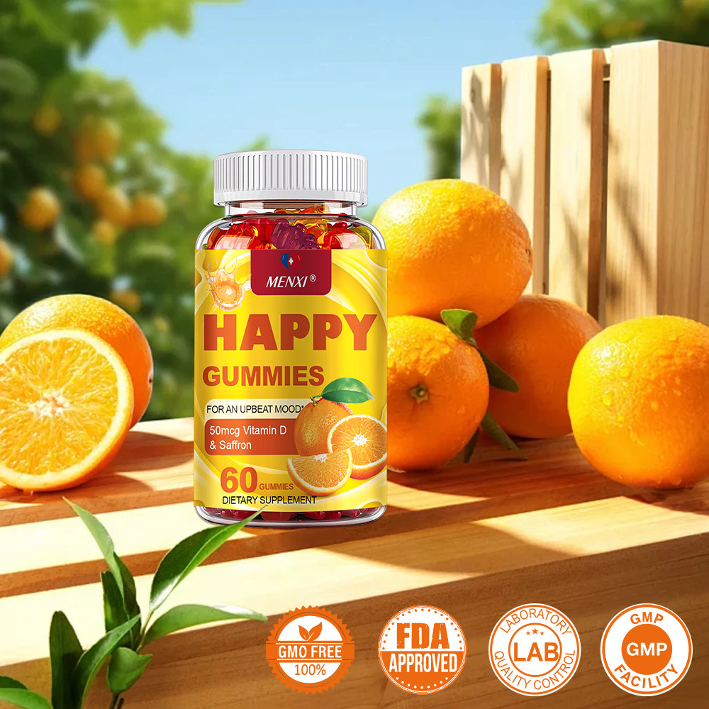 MENXI L-Theanine + GABA Gummies – Mood Stabilization & Cognitive Focus Support